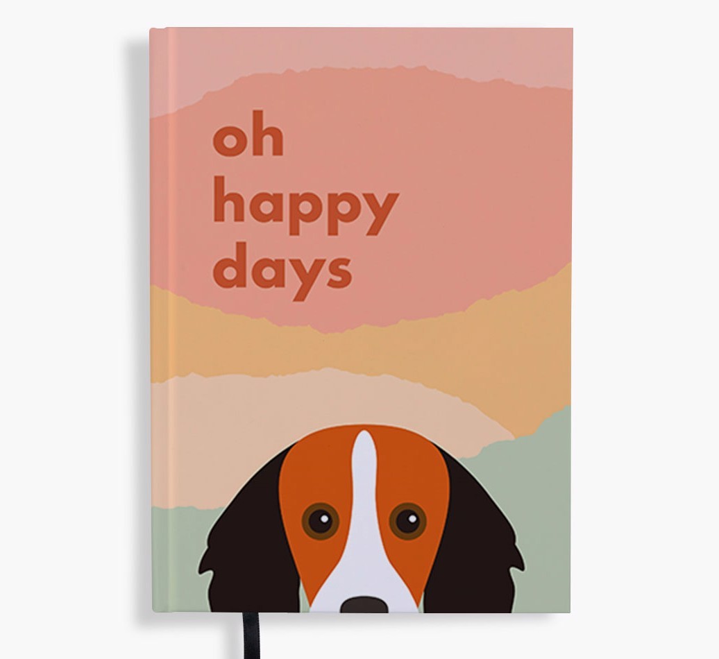 Oh Happy Days: Personalised {breedFullName} Notebook