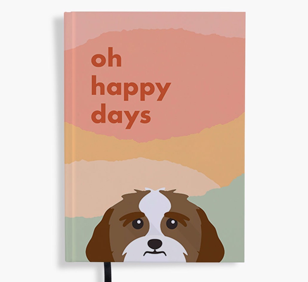 Oh Happy Days: Personalised {breedFullName} Notebook