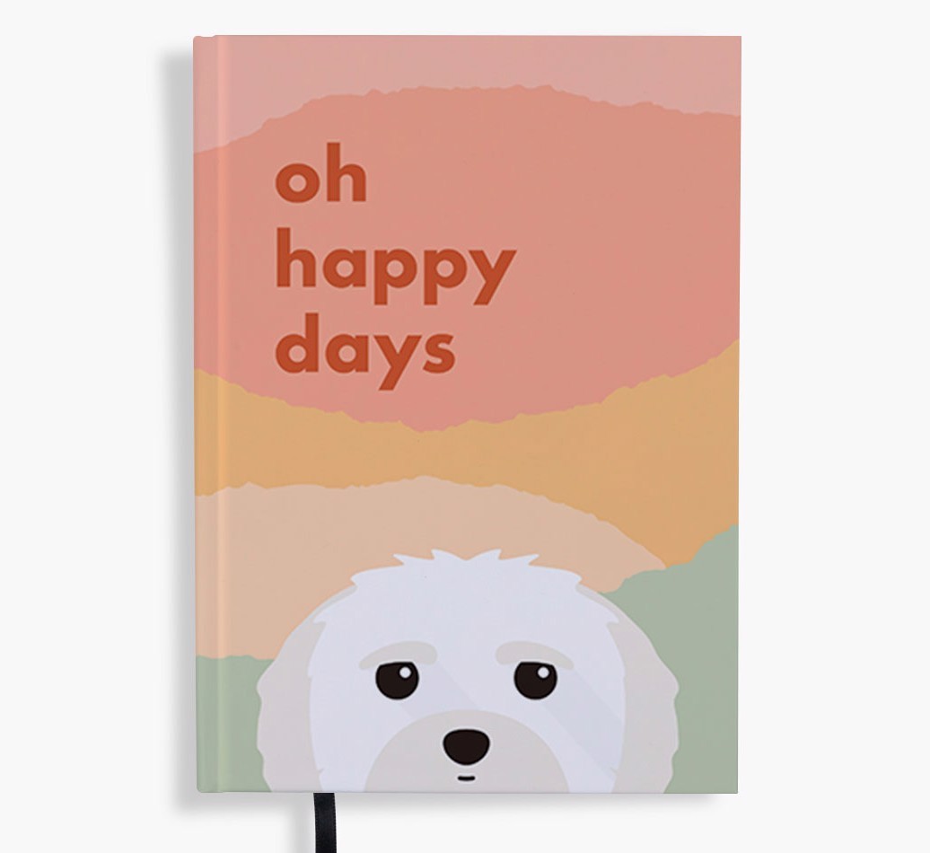 Oh Happy Days: Personalised {breedFullName} Notebook