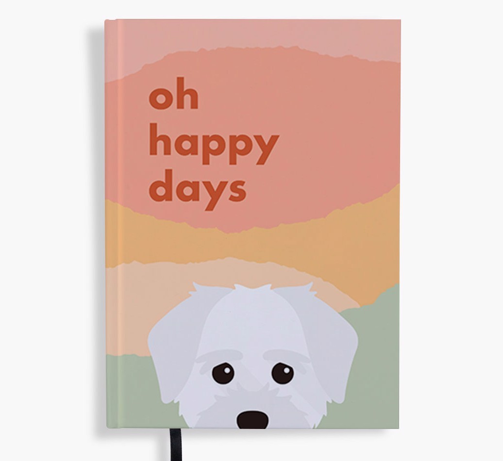 Oh Happy Days: Personalised {breedFullName} Notebook
