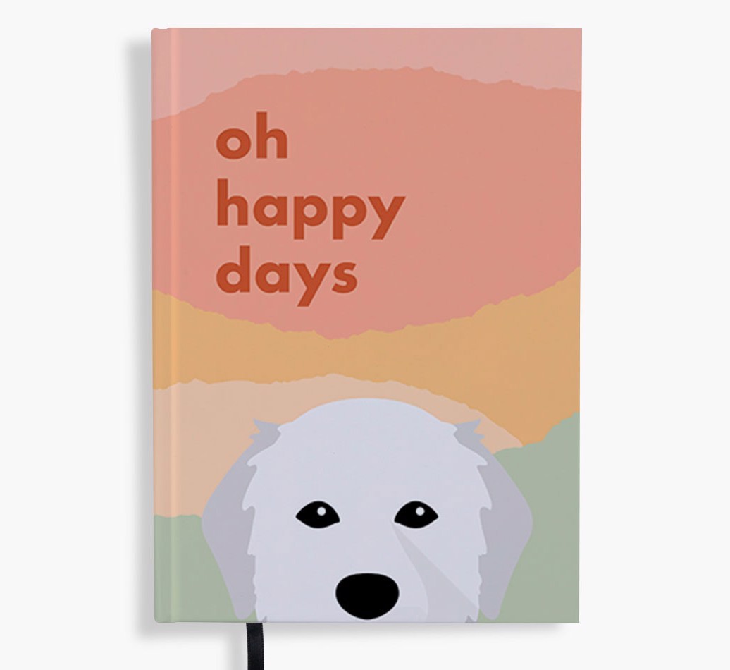 Oh Happy Days: Personalised {breedFullName} Notebook