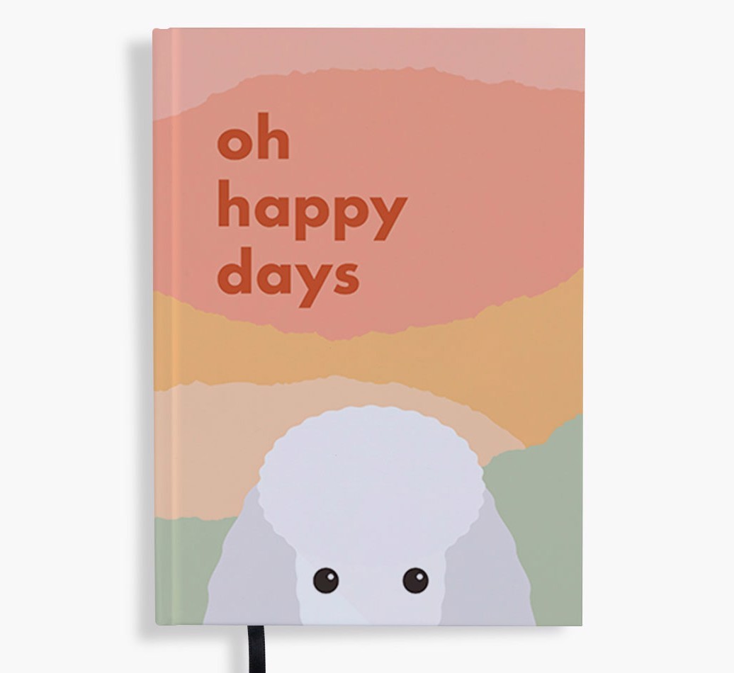 Oh Happy Days: Personalised {breedFullName} Notebook