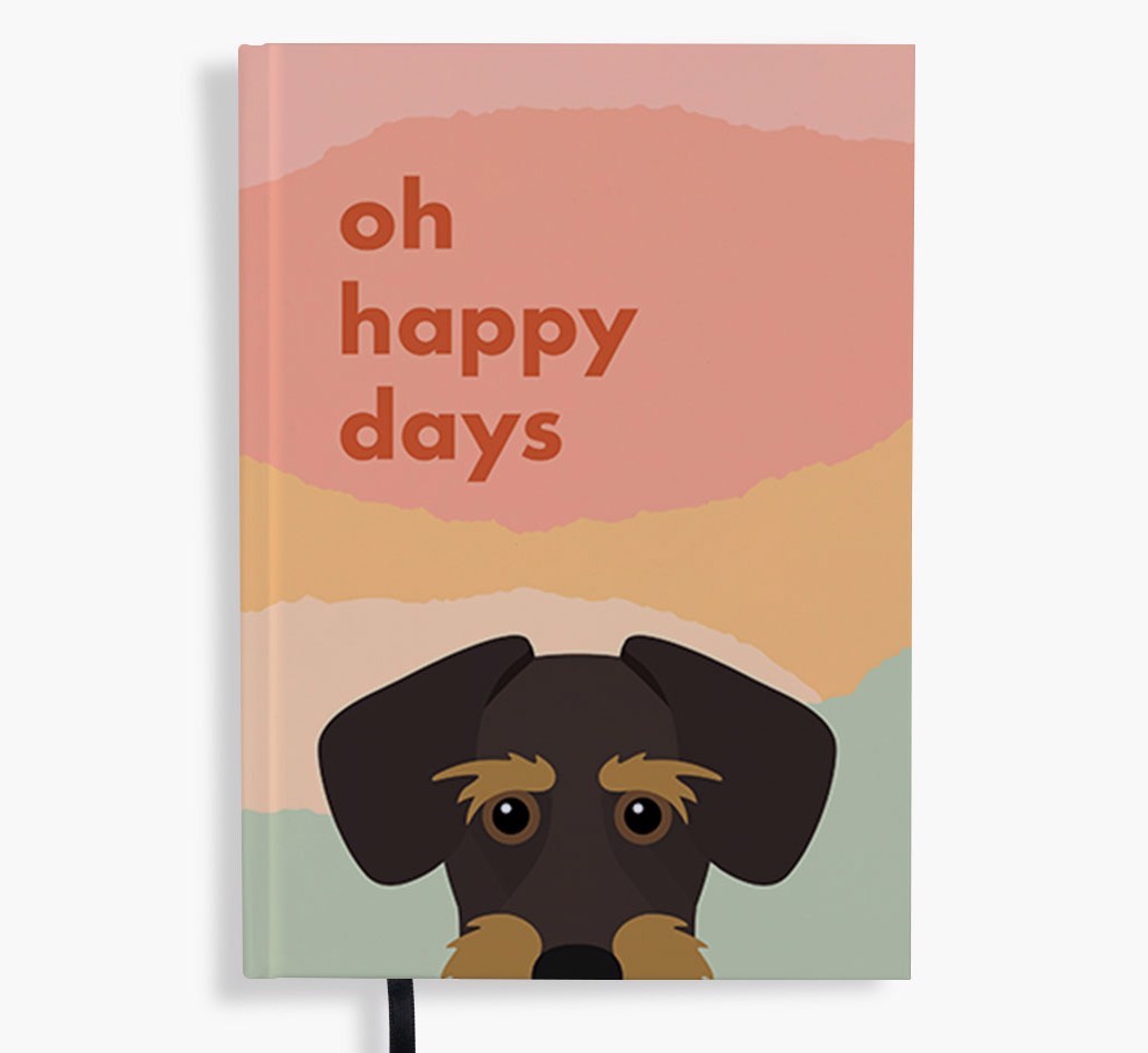 Oh Happy Days: Personalised {breedFullName} Notebook