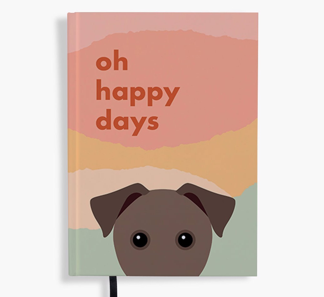 Oh Happy Days: Personalized {breedFullName} Notebook