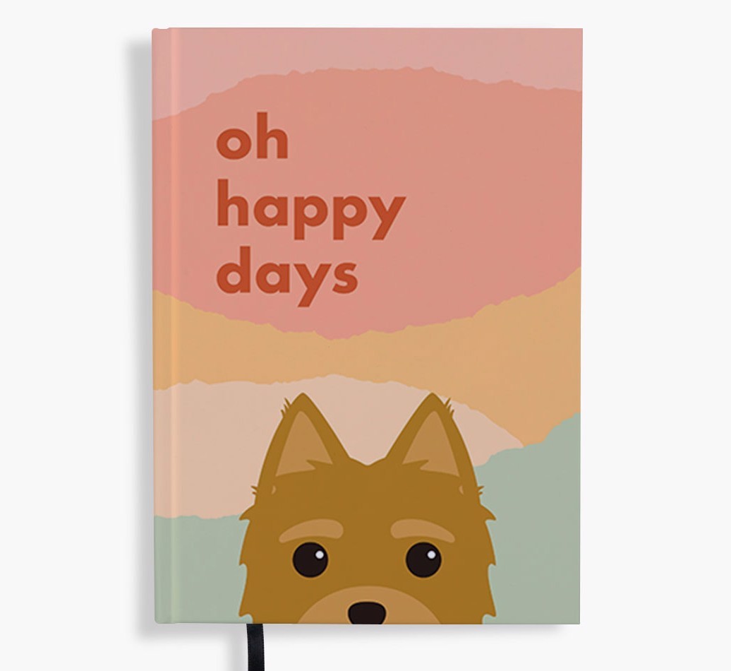 Oh Happy Days: Personalised {breedFullName} Notebook