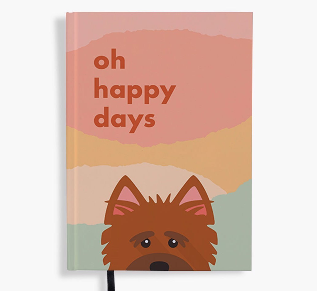 Oh Happy Days: Personalised {breedFullName} Notebook