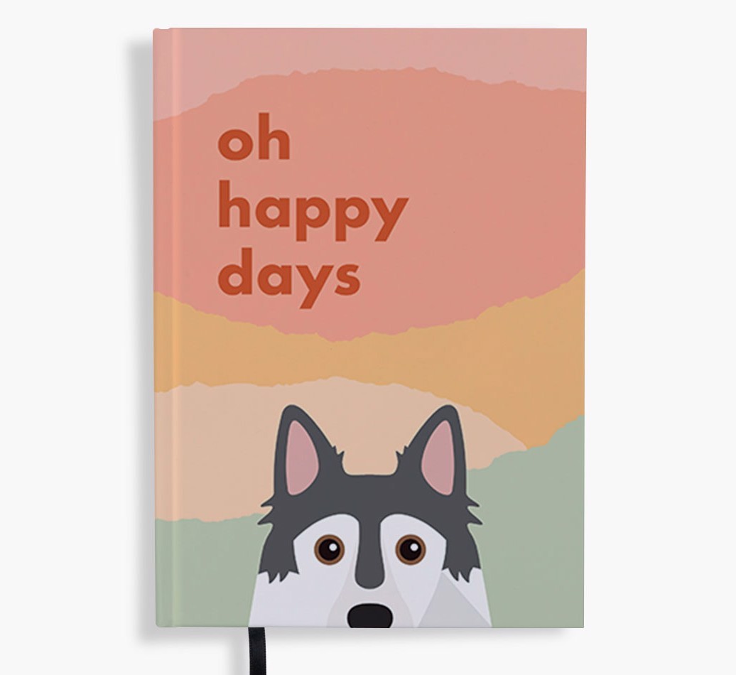 Oh Happy Days: Personalised {breedFullName} Notebook
