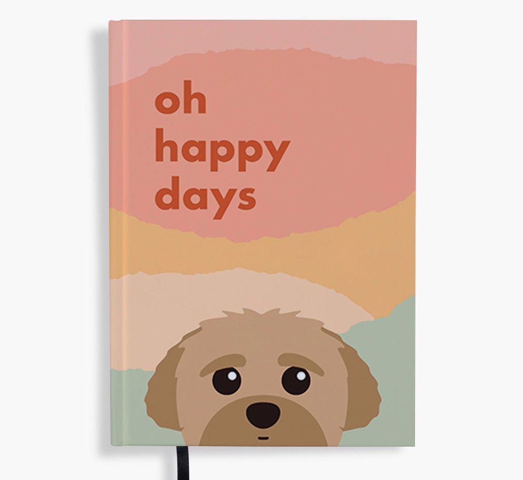 Oh Happy Days: Personalised {breedFullName} Notebook