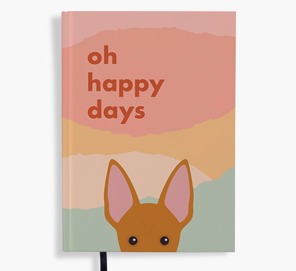 Oh Happy Days: Personalized {breedFullName} Notebook