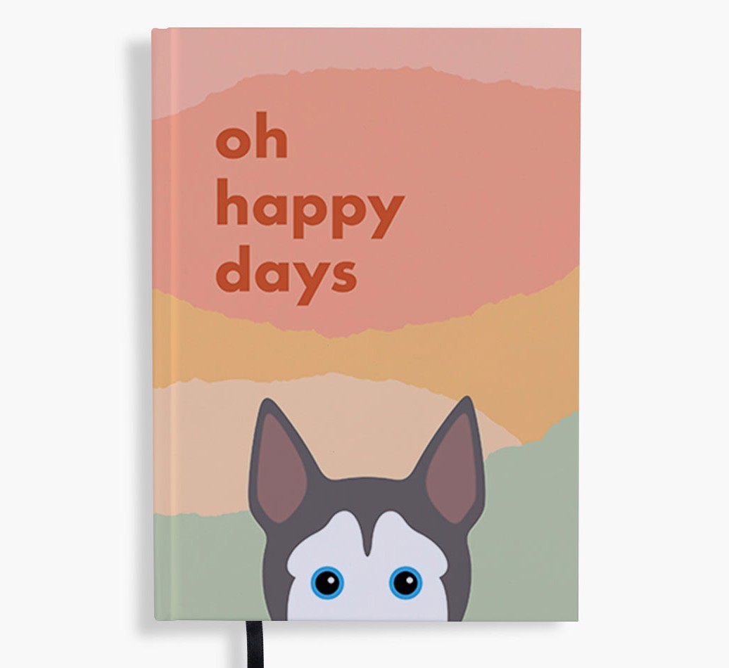 Oh Happy Days: Personalised {breedFullName} Notebook