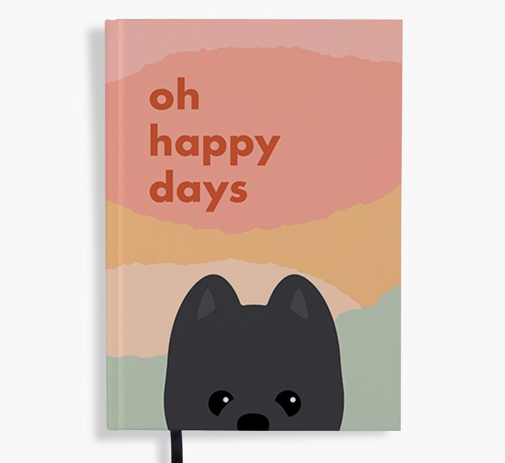 Oh Happy Days: Personalised {breedFullName} Notebook