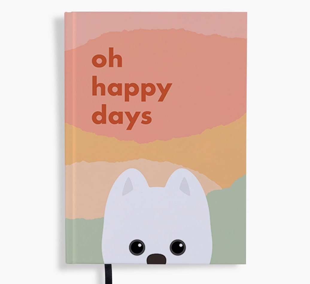 Oh Happy Days: Personalised {breedFullName} Notebook