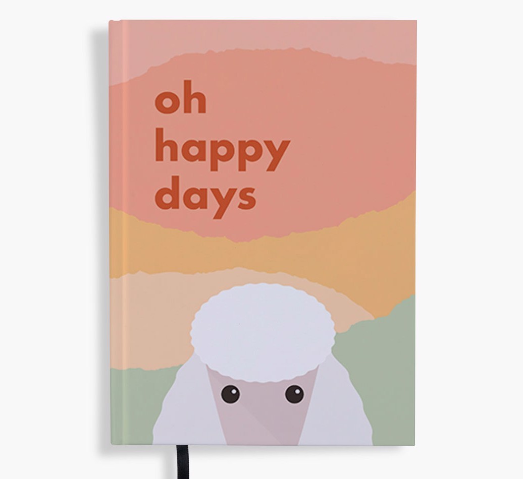 Oh Happy Days: Personalised {breedFullName} Notebook