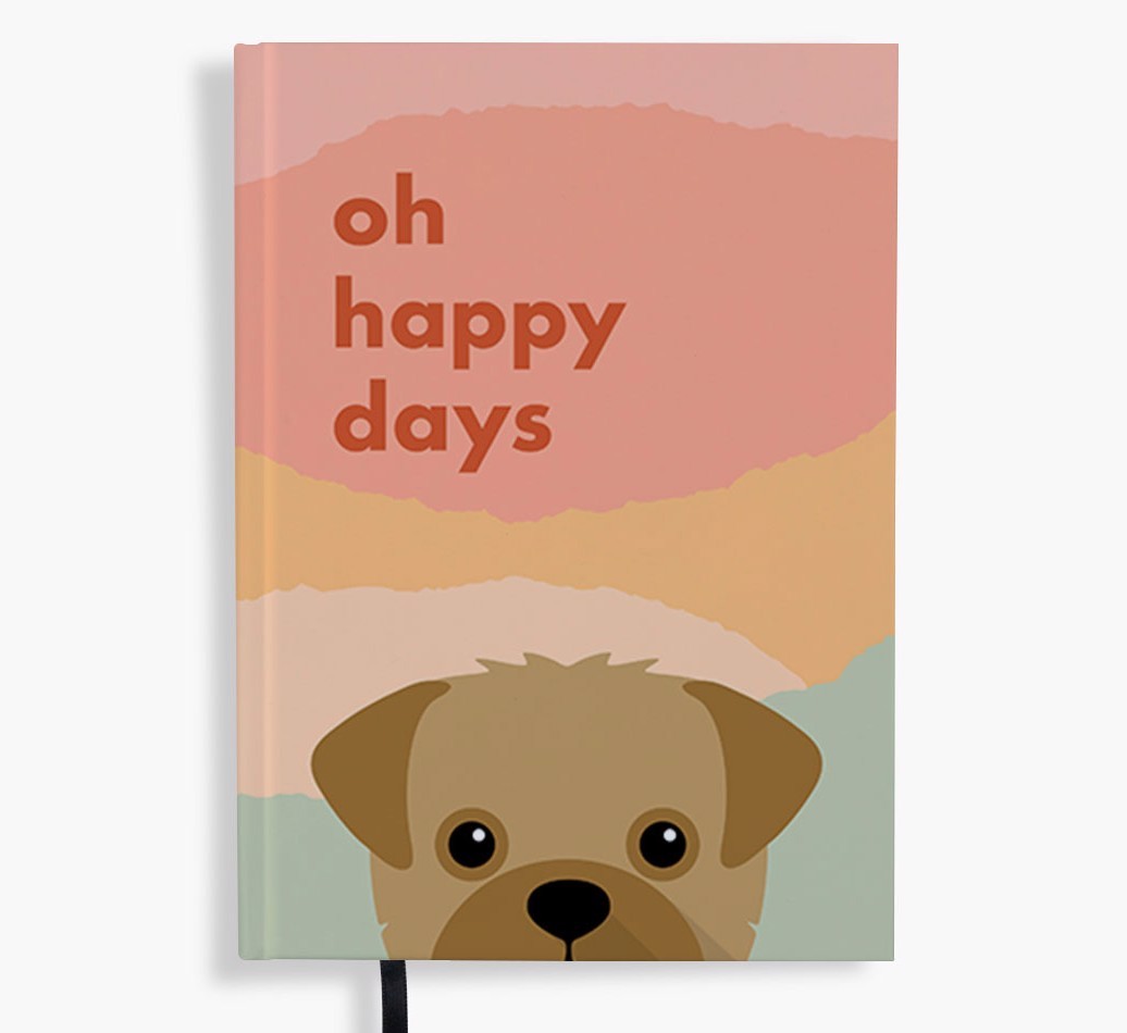 Oh Happy Days: Personalised {breedFullName} Notebook