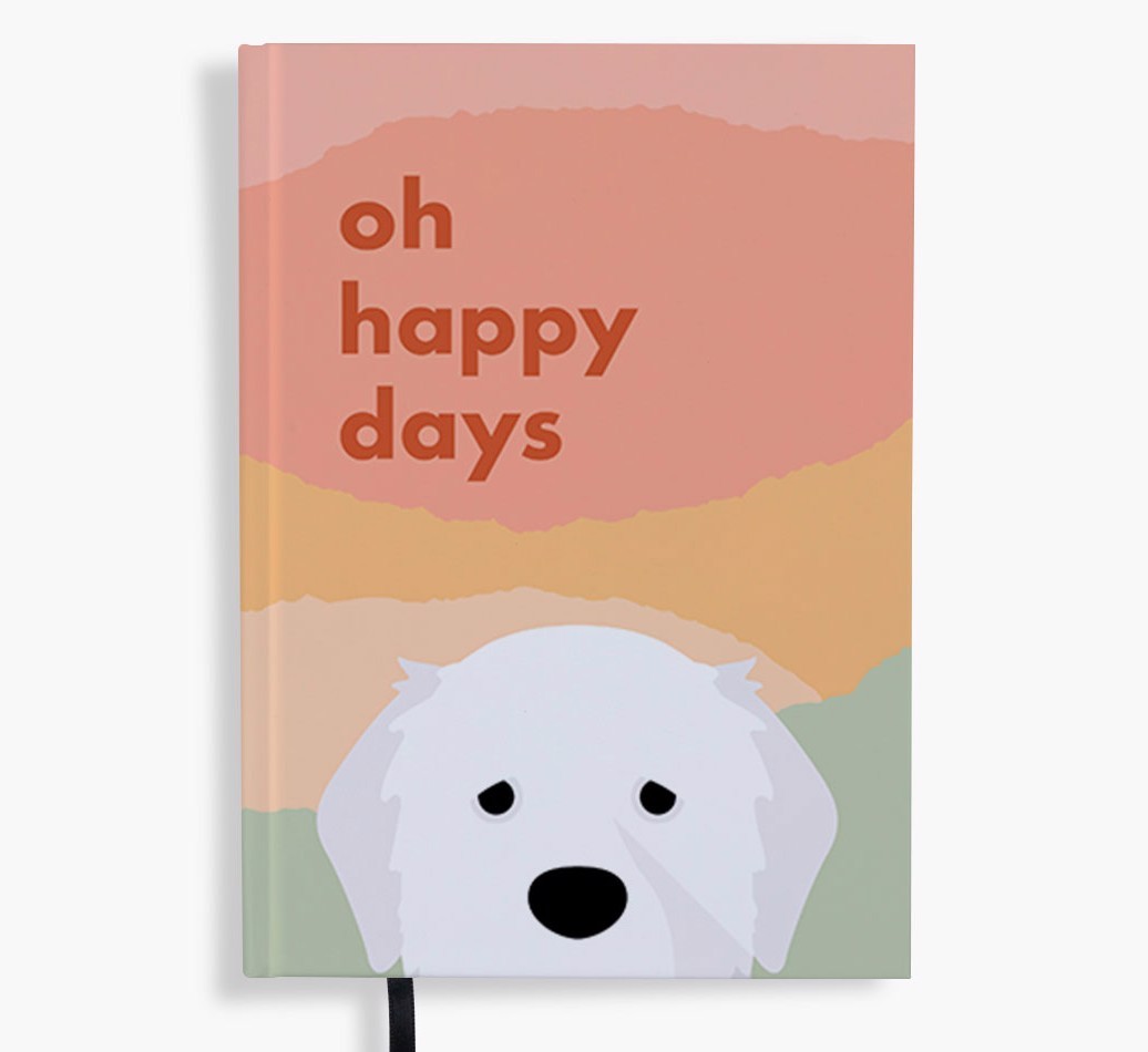 Oh Happy Days: Personalised {breedFullName} Notebook