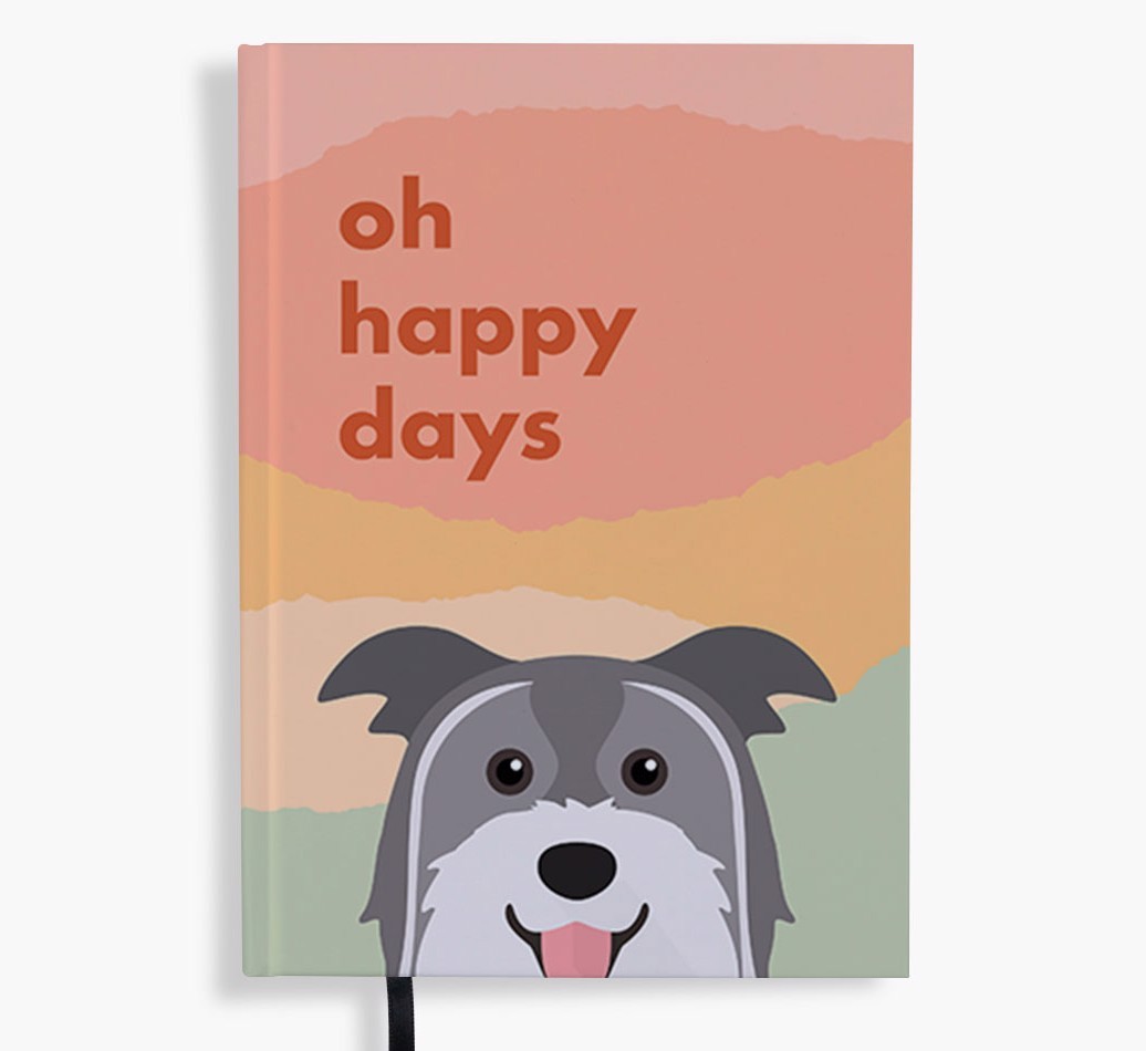 Oh Happy Days: Personalised {breedFullName} Notebook