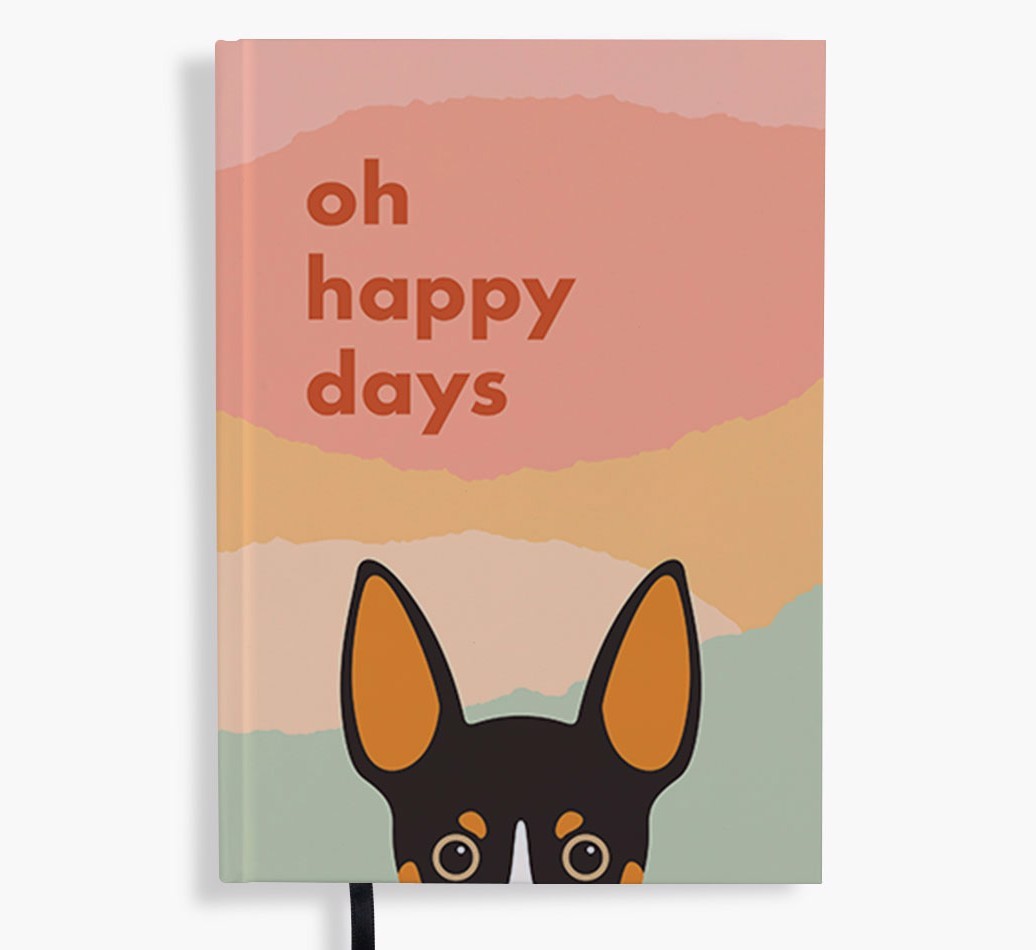 Oh Happy Days: Personalised {breedFullName} Notebook