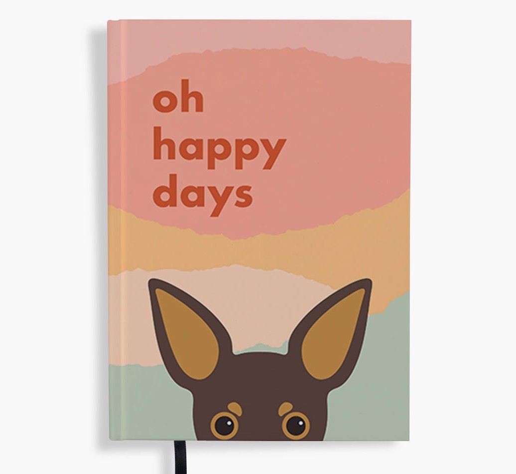 Oh Happy Days: Personalised {breedFullName} Notebook