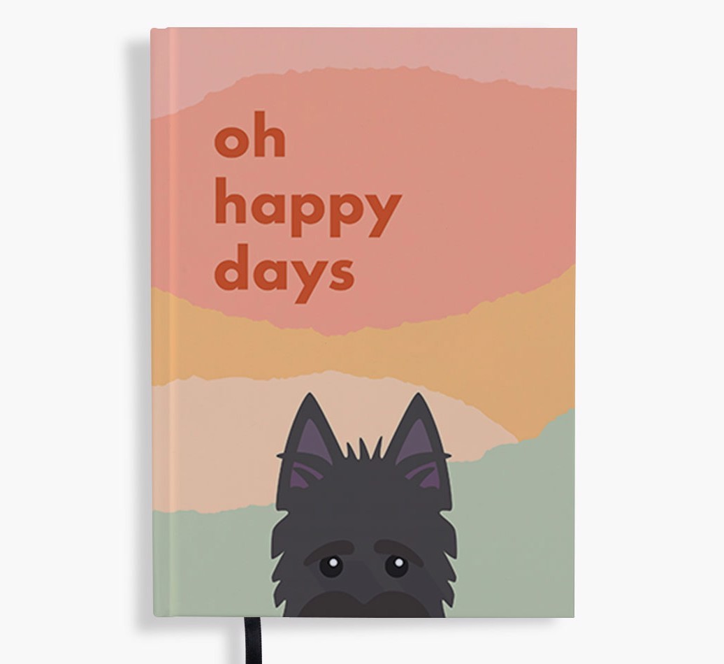 Oh Happy Days: Personalised {breedFullName} Notebook