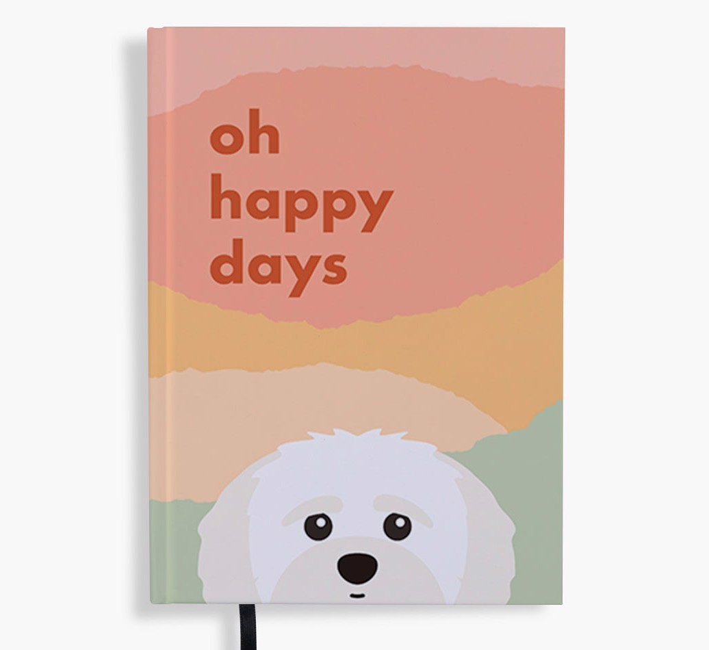 Oh Happy Days: Personalised {breedFullName} Notebook