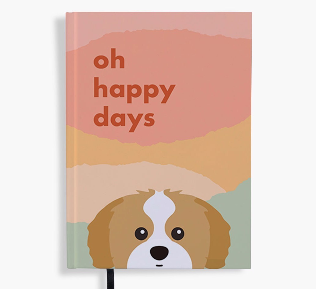 Oh Happy Days: Personalised {breedFullName} Notebook
