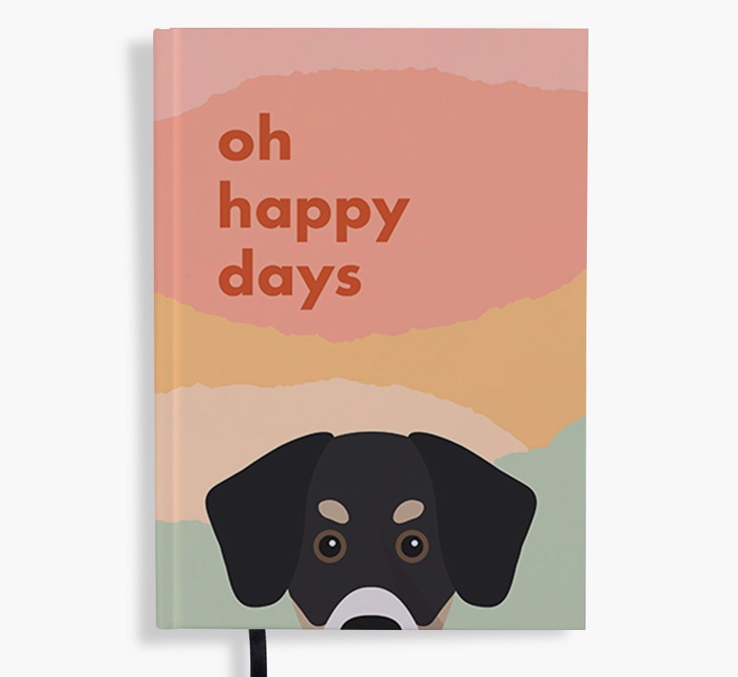 Oh Happy Days: Personalised {breedFullName} Notebook