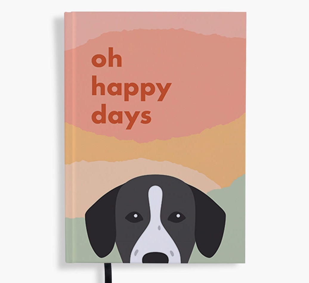 Oh Happy Days: Personalised {breedFullName} Notebook