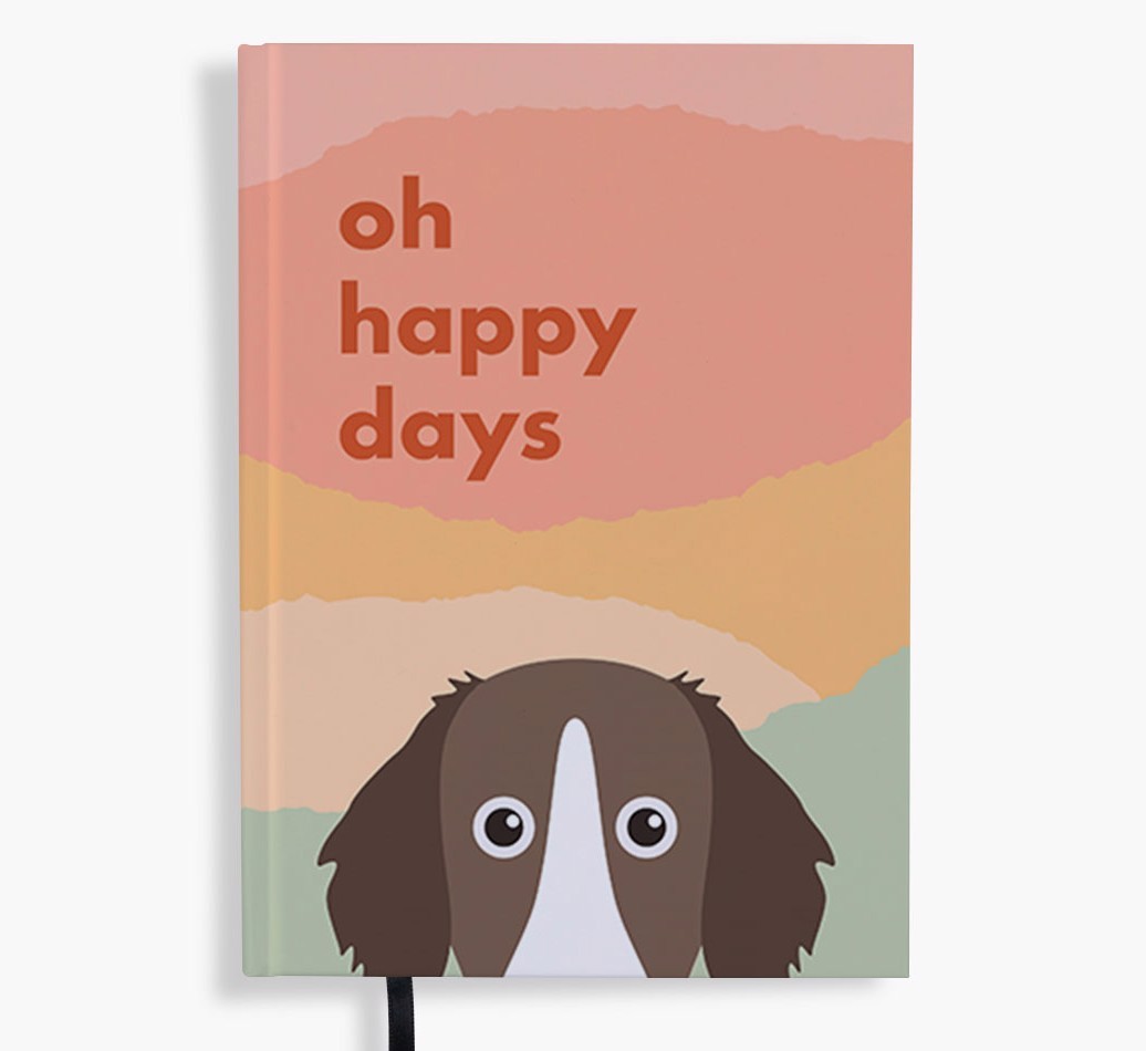Oh Happy Days: Personalised {breedFullName} Notebook