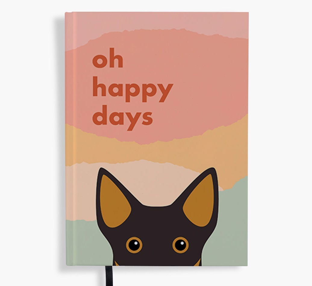 Oh Happy Days: Personalised {breedFullName} Notebook