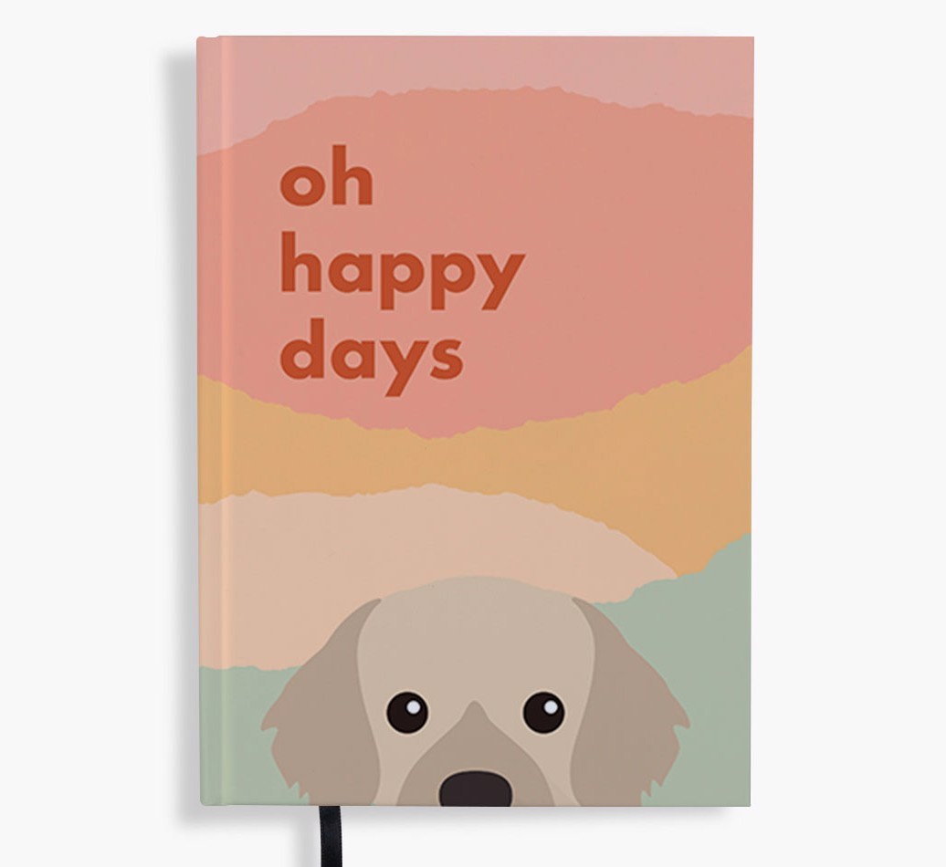 Oh Happy Days: Personalised {breedFullName} Notebook