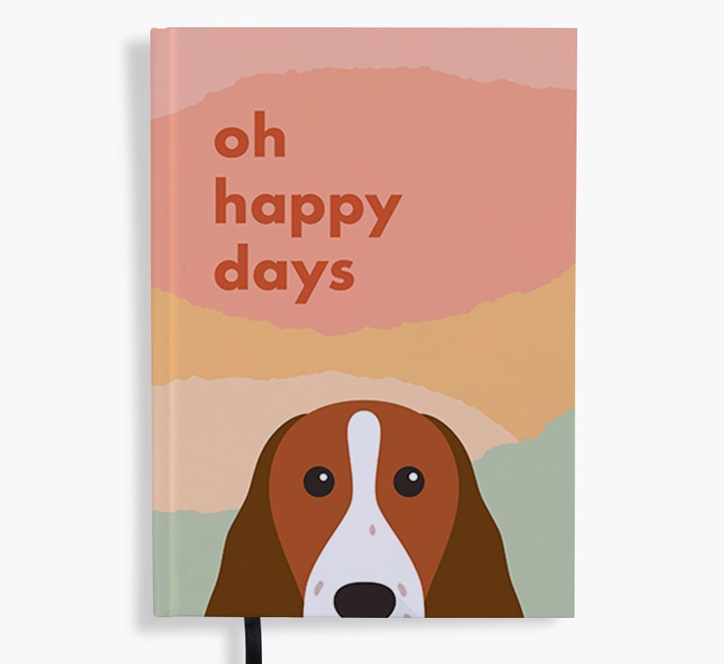 Oh Happy Days: Personalised {breedFullName} Notebook