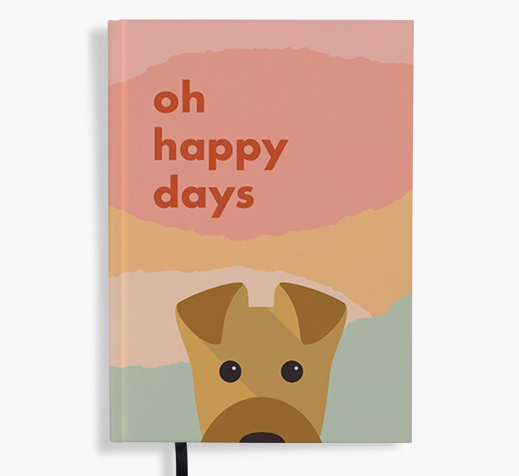 Oh Happy Days: Personalised {breedFullName} Notebook