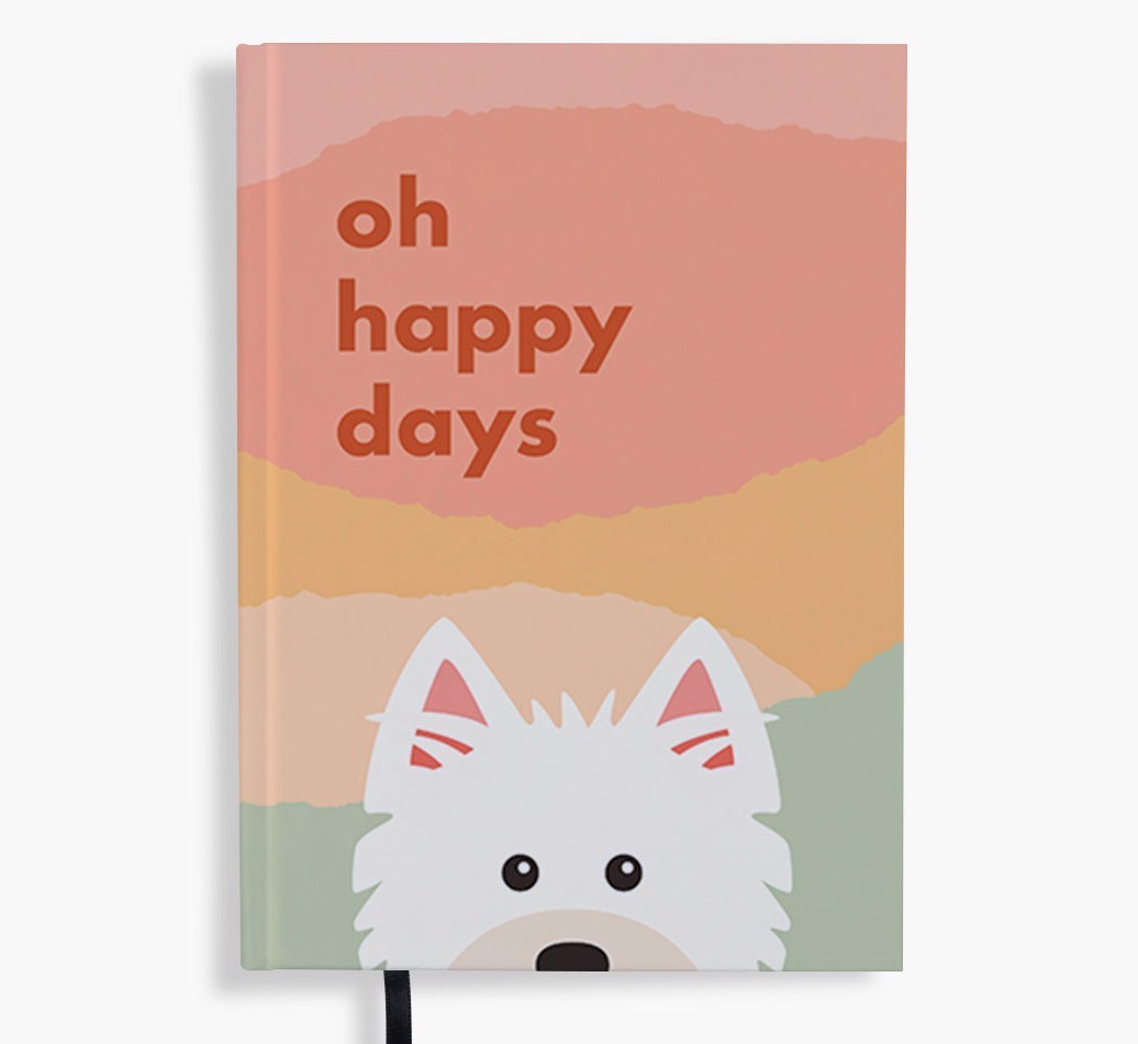 Oh Happy Days: Personalised {breedFullName} Notebook