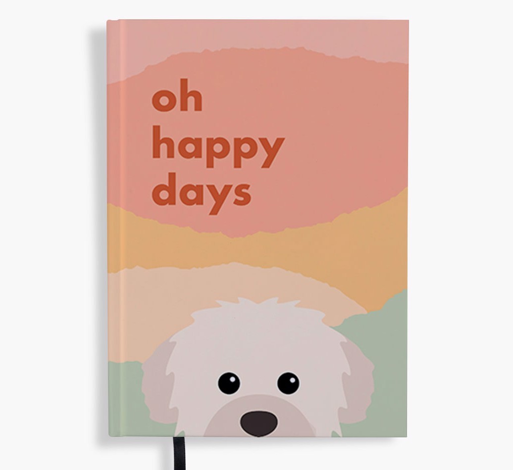 Oh Happy Days: Personalised {breedFullName} Notebook