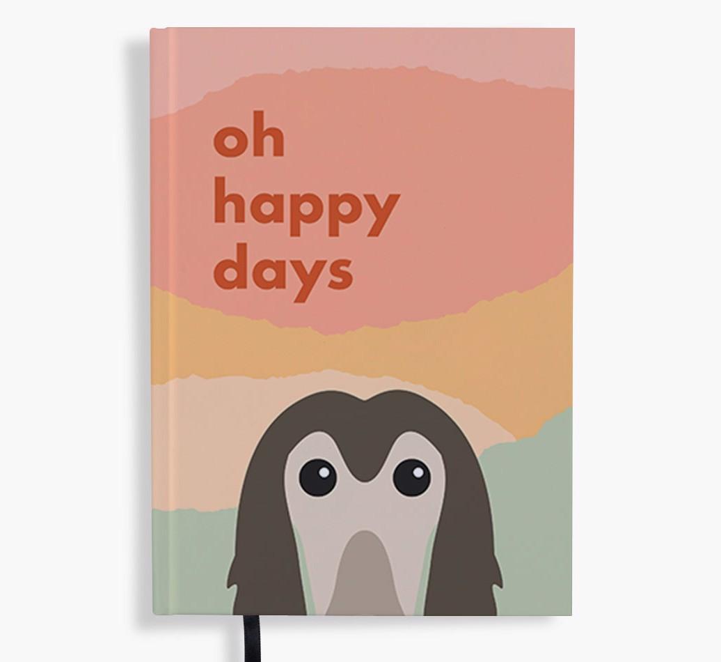 Oh Happy Days: Personalized {breedFullName} Notebook
