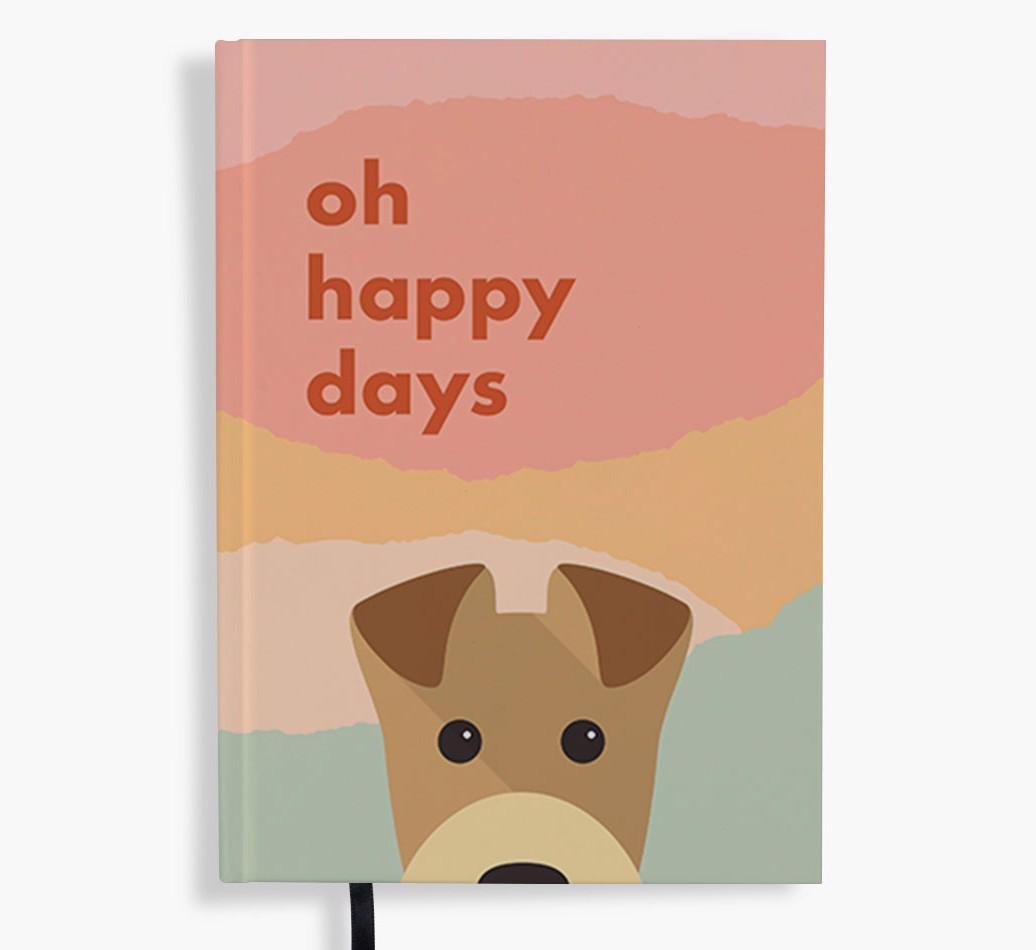 Oh Happy Days: Personalized {breedFullName} Notebook