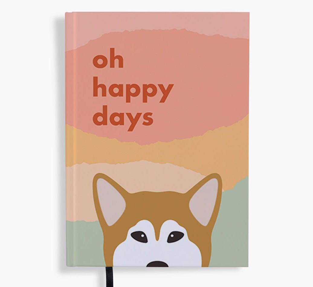 Oh Happy Days: Personalized {breedFullName} Notebook