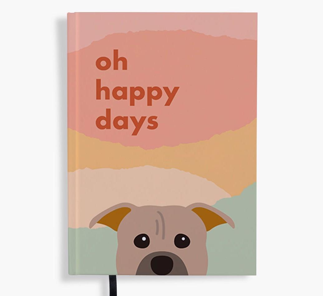 Oh Happy Days: Personalized {breedFullName} Notebook