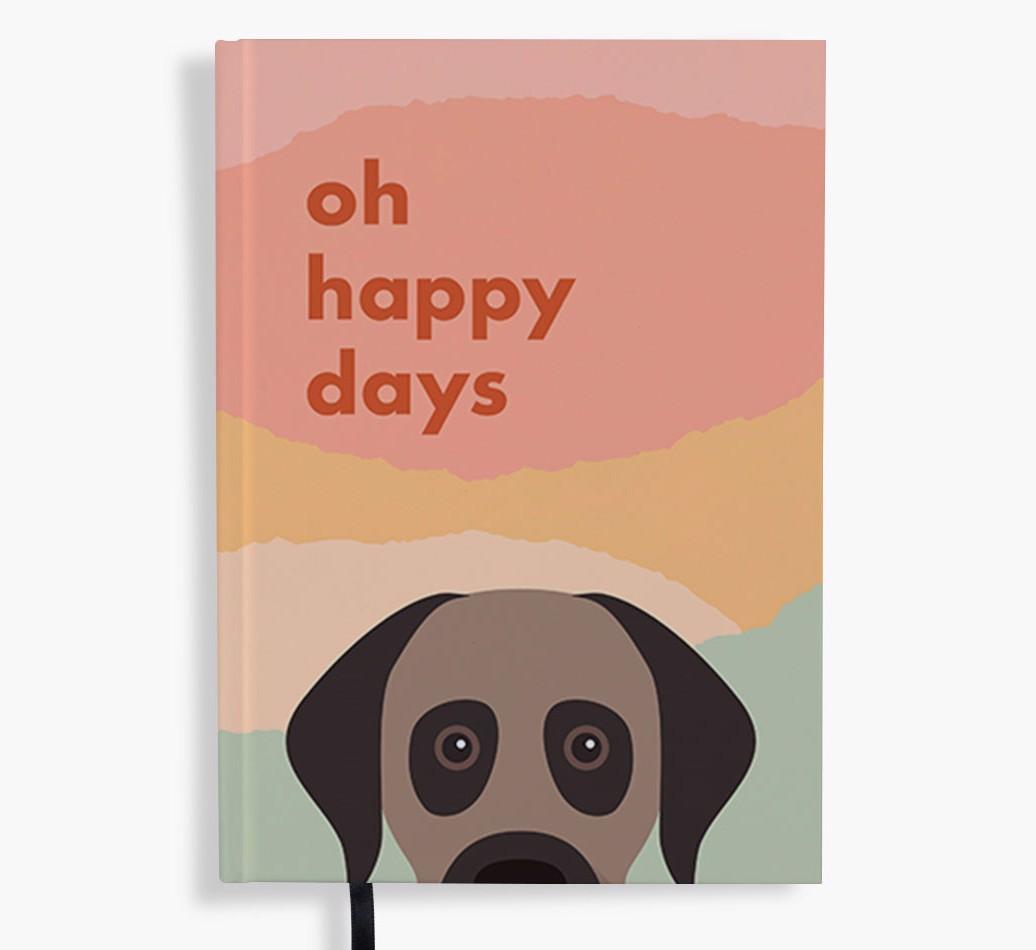 Oh Happy Days: Personalized {breedFullName} Notebook