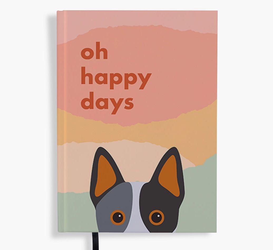 Oh Happy Days: Personalized {breedFullName} Notebook