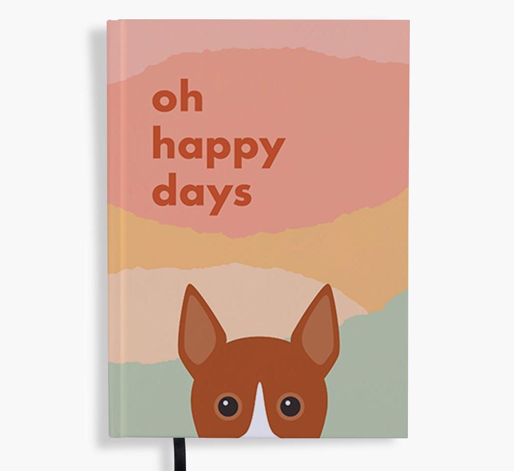 Oh Happy Days: Personalized {breedFullName} Notebook