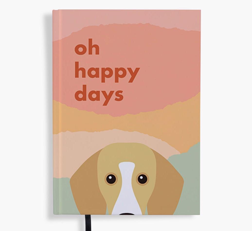 Oh Happy Days: Personalized {breedFullName} Notebook