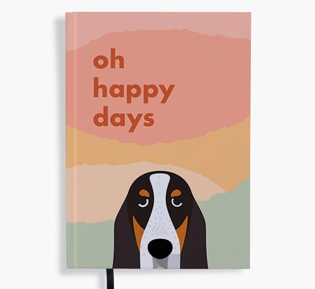 Oh Happy Days: Personalized {breedFullName} Notebook