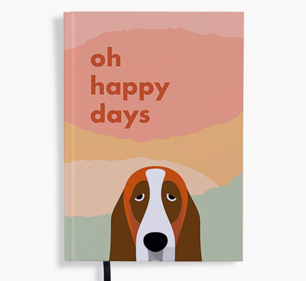 Oh Happy Days: Personalized {breedFullName} Notebook
