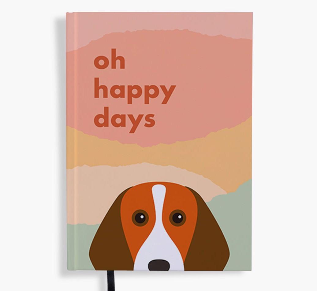Oh Happy Days: Personalized {breedFullName} Notebook