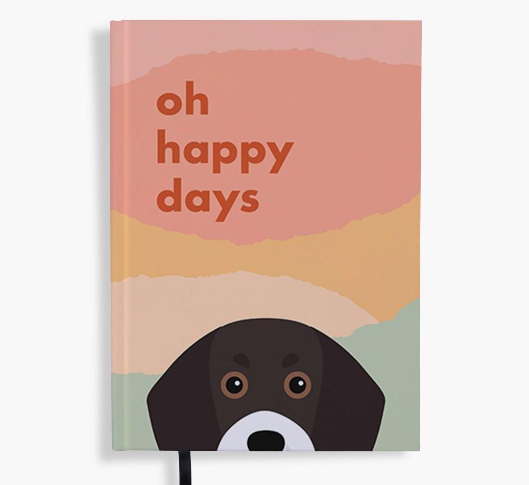 Oh Happy Days: Personalized {breedFullName} Notebook