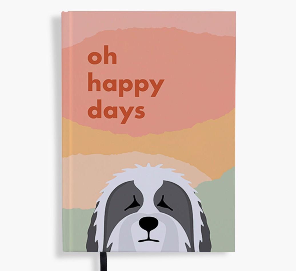 Oh Happy Days: Personalized {breedFullName} Notebook