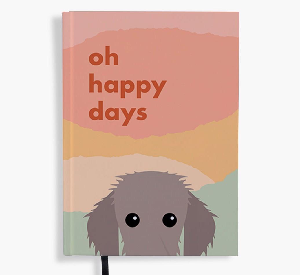 Oh Happy Days: Personalized {breedFullName} Notebook