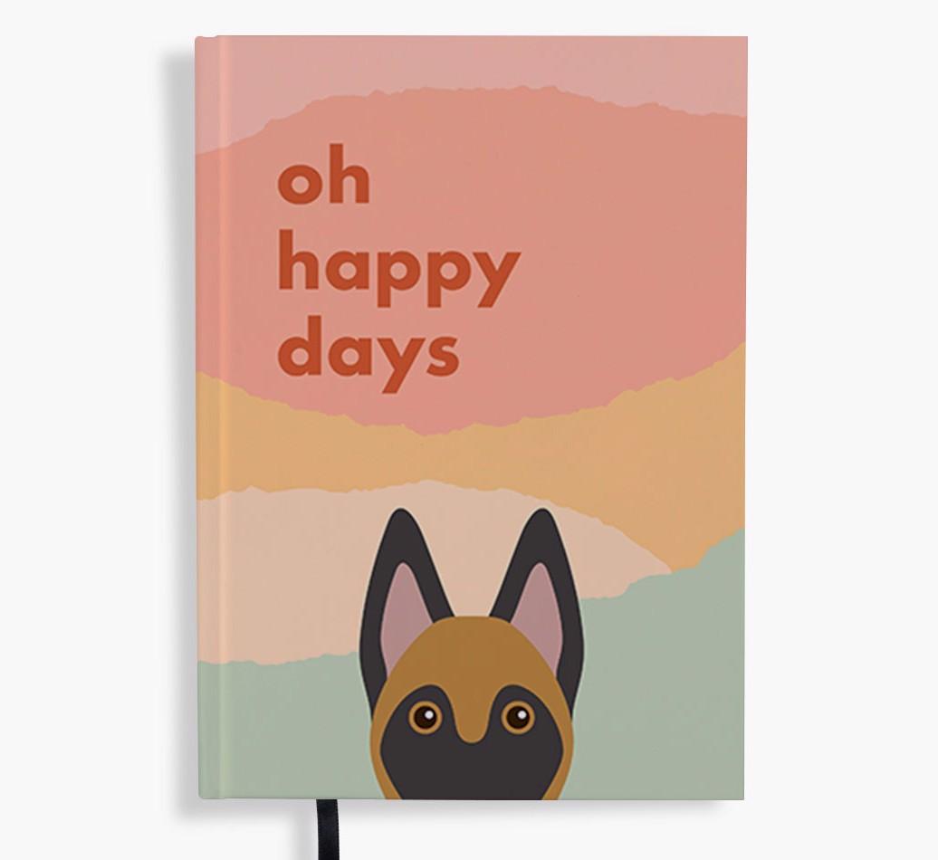 Oh Happy Days: Personalized {breedFullName} Notebook