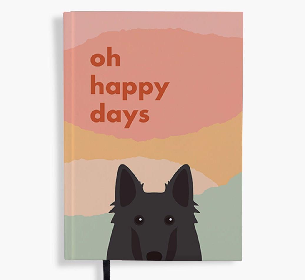 Oh Happy Days: Personalized {breedFullName} Notebook